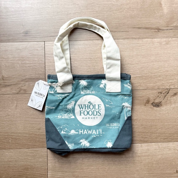 ALOHA Collection Handbags - Whole Foods Hawaii x Tag Aloha Co. Mini Tote Bag Hawaii Life